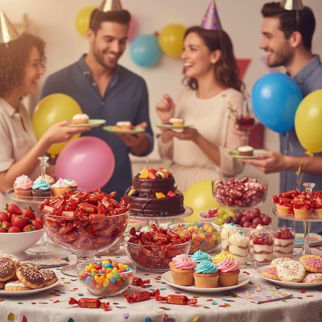 SweetGourmet Rossana Premium Italian Filled Hard Candy Bulk | 3 Pounds