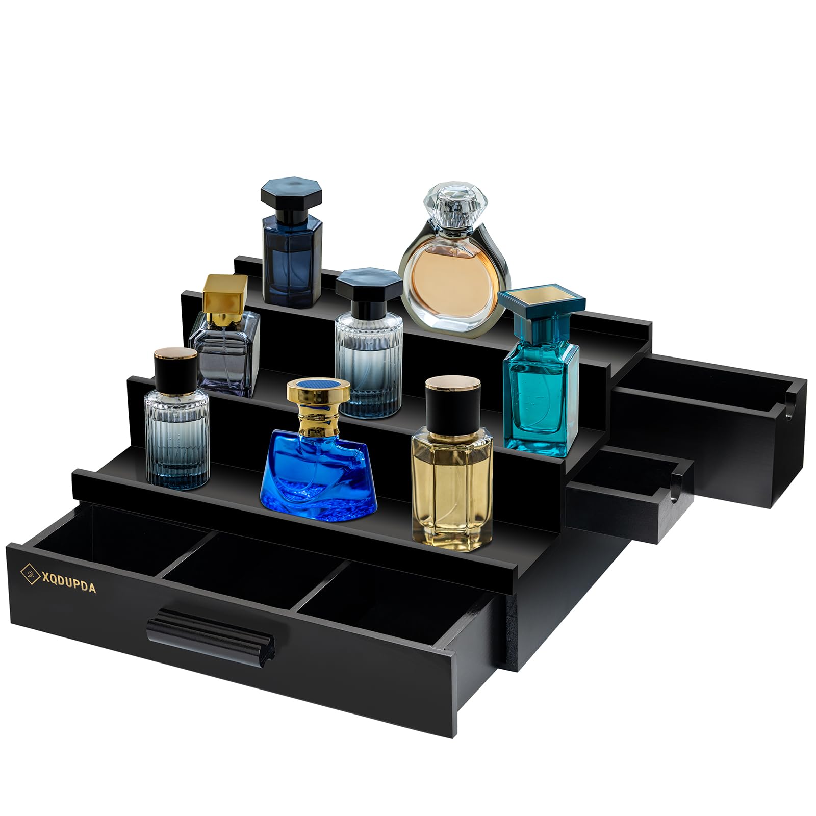 Amazon.com: 3-Tier Pine Wood Cologne Organizer for Men - Luxury