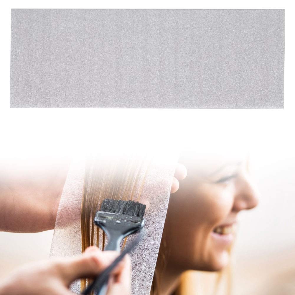 ZJchaoHair Dye Paper, Professional Hair Dye Isolation Paper Reusable Hair Coloring Tool for Salon Hairdresser Barber - Hair Color Separating Sheets (White)