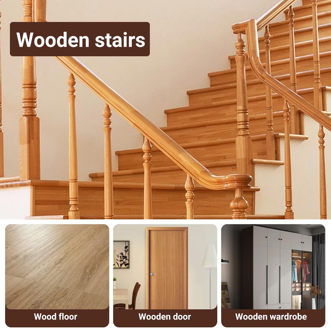 10 pezzi Riparazione di Piastrelle, Set Riparazione di Gres, Kit di Riparazione Mobili in Legno, Riparare per Riparare Crepe, Fori, Graffi, Parquet, Mobili, pastelli a cera per la rimozione di graffi