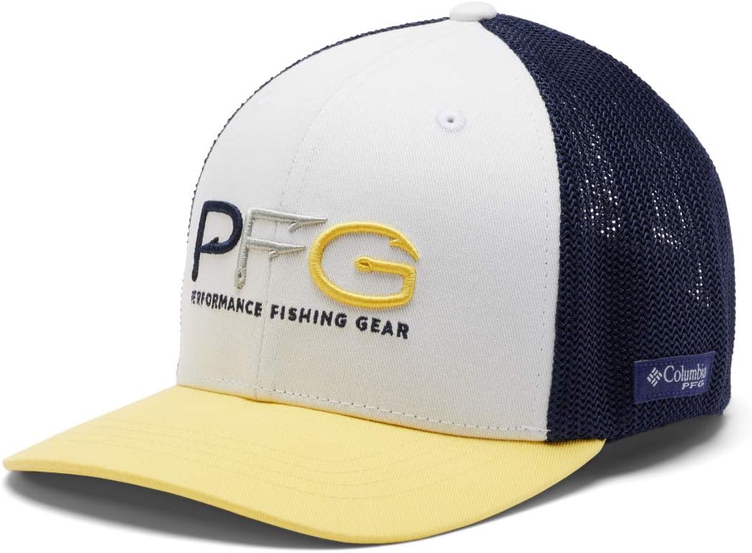 White/Collegiate Navy/Pfg Hook