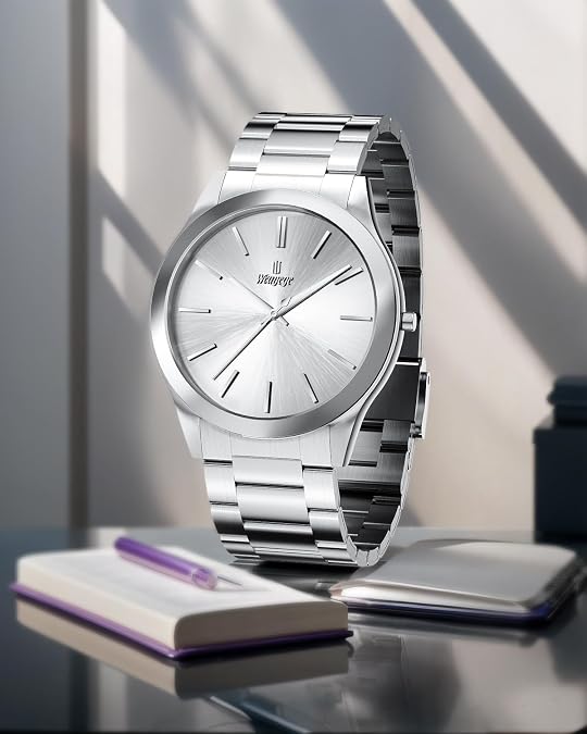 Mens Watch,Minimalist Fashion Watches for Men Waterproof Quartz Watch Business Dress Men's Stainless Steel Watch -Best Gift for Mens