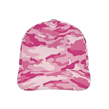 Amazon.co.jp: キャップ 迷彩柄 ピンク 帽子 ベースボール