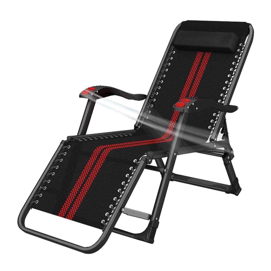 Chaise Longue Pliante Zéro Gravité | Fauteuil de Jardin Relax Chic
