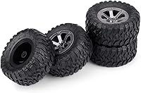 Vista 1 de 4pcs RC Crawler neumáticos, rueda plástica de goma para 1/16 RC coche 1.0 C24 actualizaciones