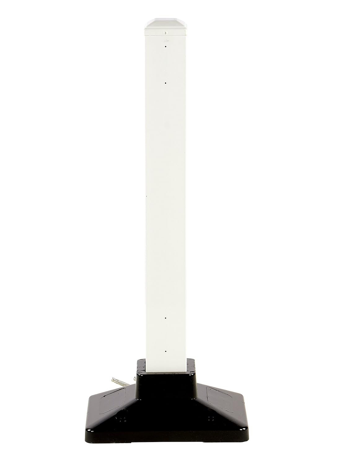 Vestil SPR-POST-W Steel Semi-Permanent Barrier Post White