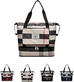 Large Capacity Folding Travel Bag,Foldable Dry/Wet Separation Travel Bag,Lightweight Waterproof Foldable Carry Luggage Bags for Travel