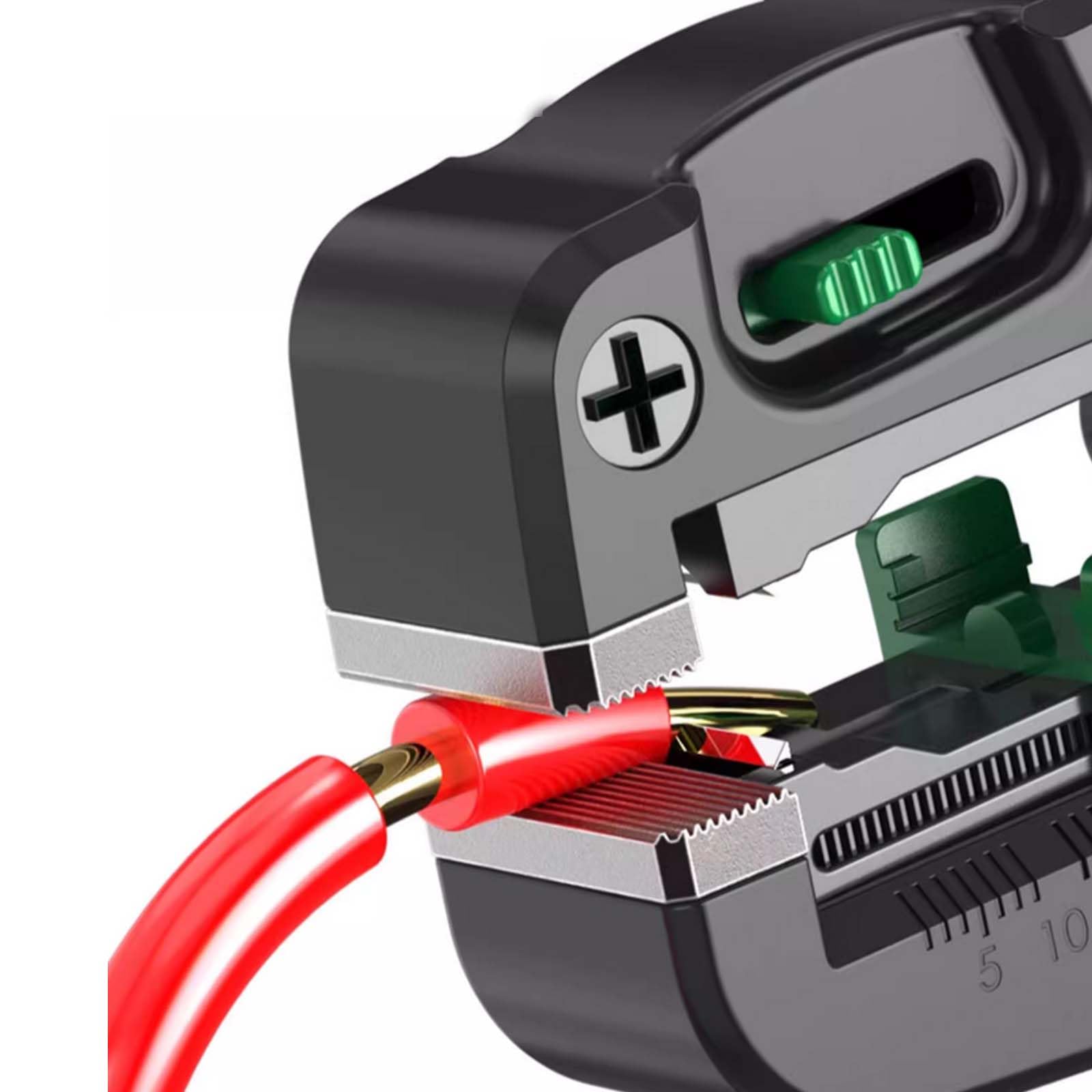 Alicates Pelacables Totalmente Automáticos de 0,05 a 10mm², Alicates Especiales Multifuncionales para Electricistas, Alicates Pelacables