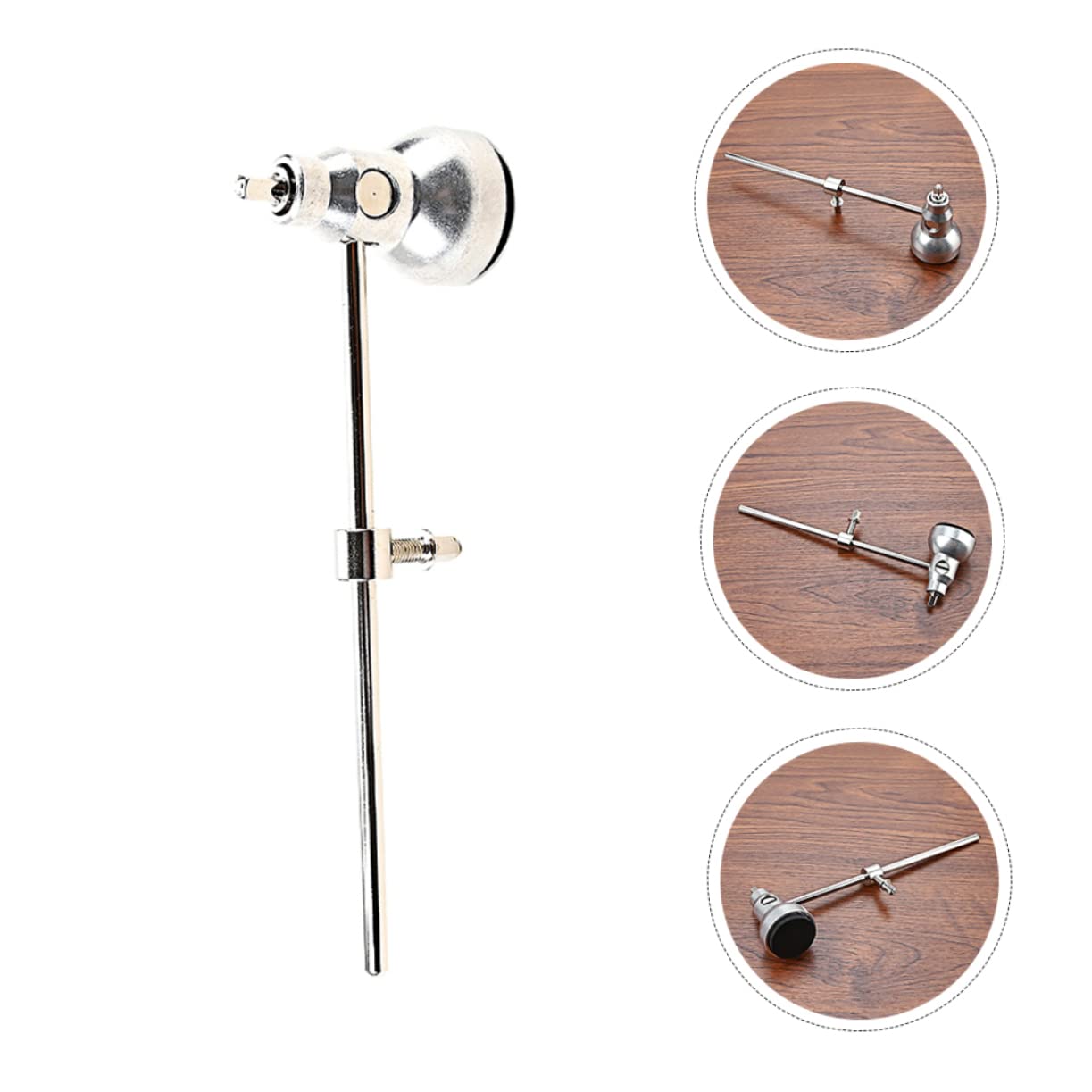 TOYANDONA 2pezzi Beater Per Batteria Con Testa Regolabile Accessorio Metallo Per Pedaliera Della Grancassa Per Musicisti e Studenti Di Percussione