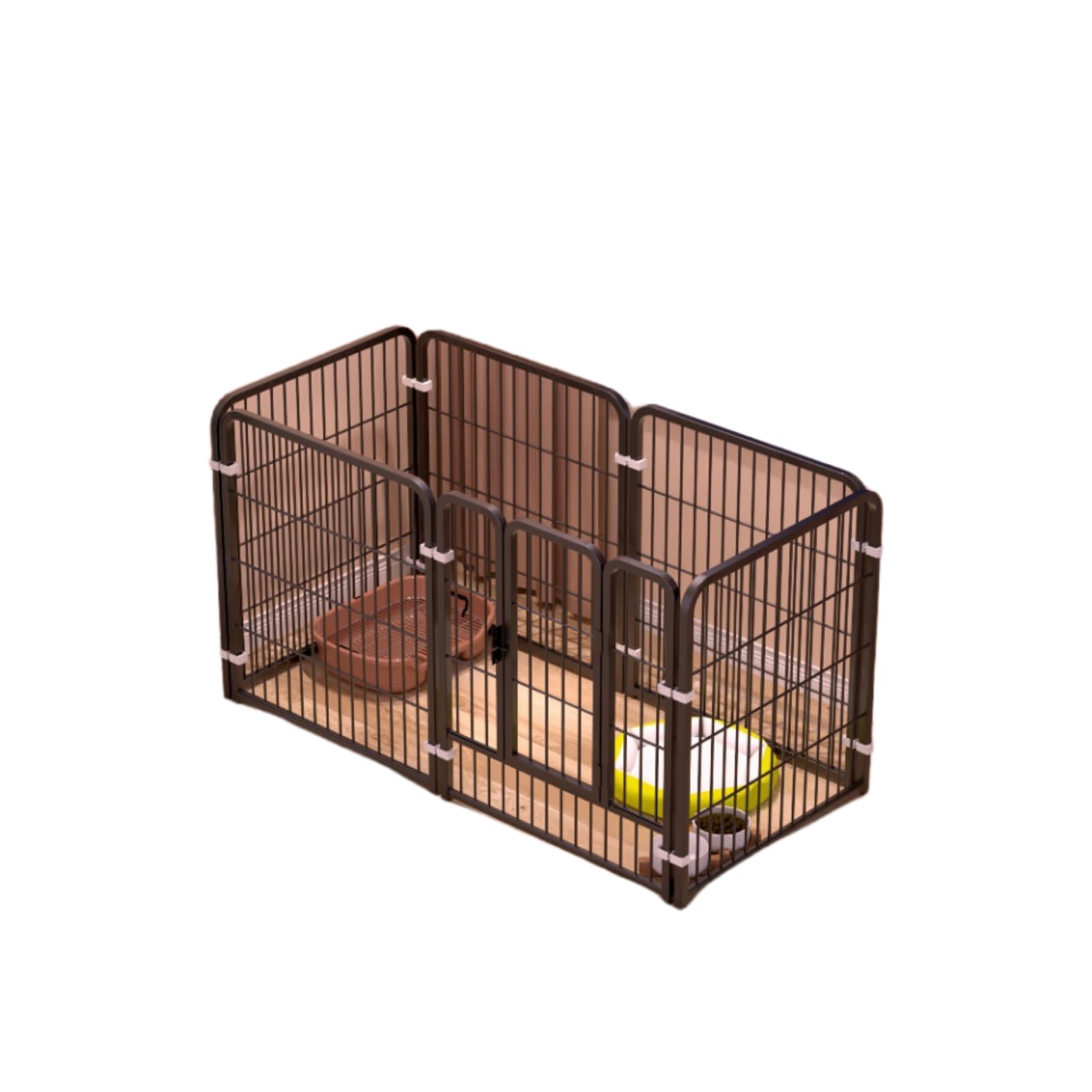 Amazon.co.jp: foke屋内ペットペン、犬小屋ケージ、フェンスフェンス