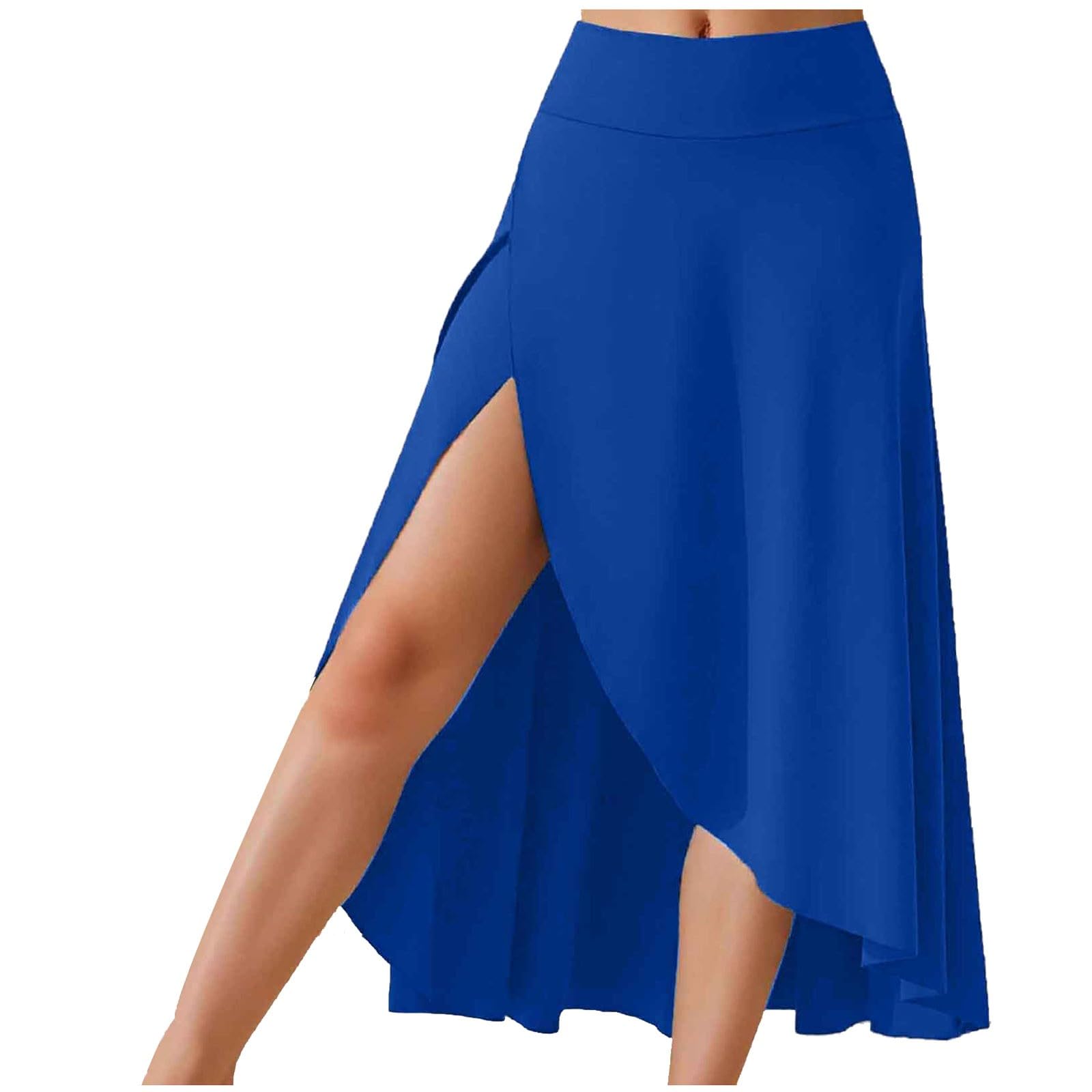 Moda Damska Solidna, Elegancka, Wzburzona, Długa Sukienka Sportowa Wysokim Stanem