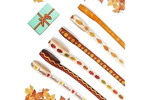 Fall Ribbon 1/2 Inch: Perfect Touch for Autumn Decor