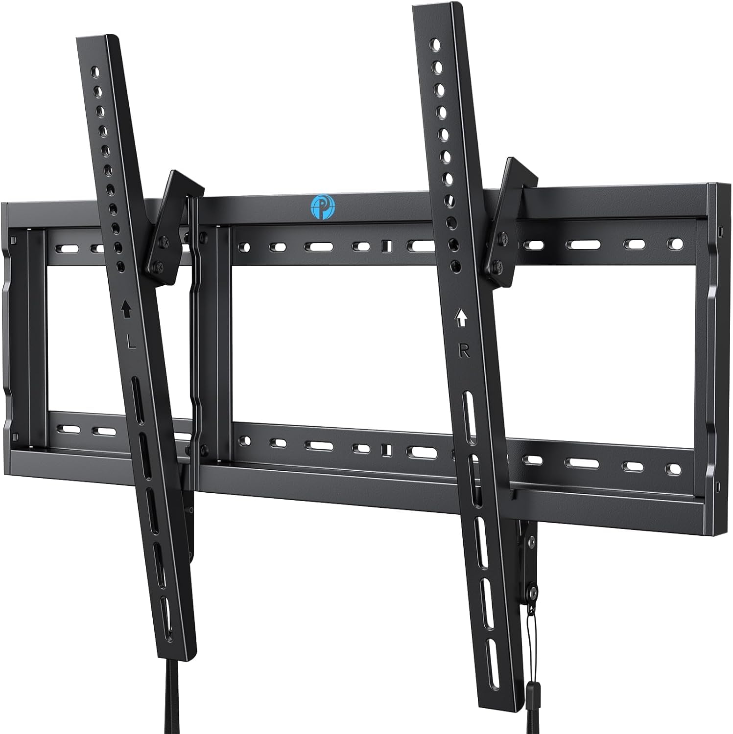 - Pipishell Tilt TV Wall Mount Bracket Low Profile for Most 37-90 Inch LED LCD OLED Plasma Flat Curved TVs, Large Tilting Mount Fits 16"-24" Wood Studs Max VESA 600x400mm Holds up to 132lbs
