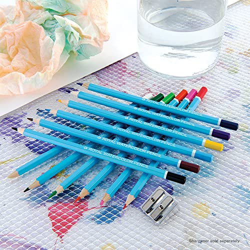 Royal & Langnickel Essentials Watercolor Pencil Set, 12-Piece