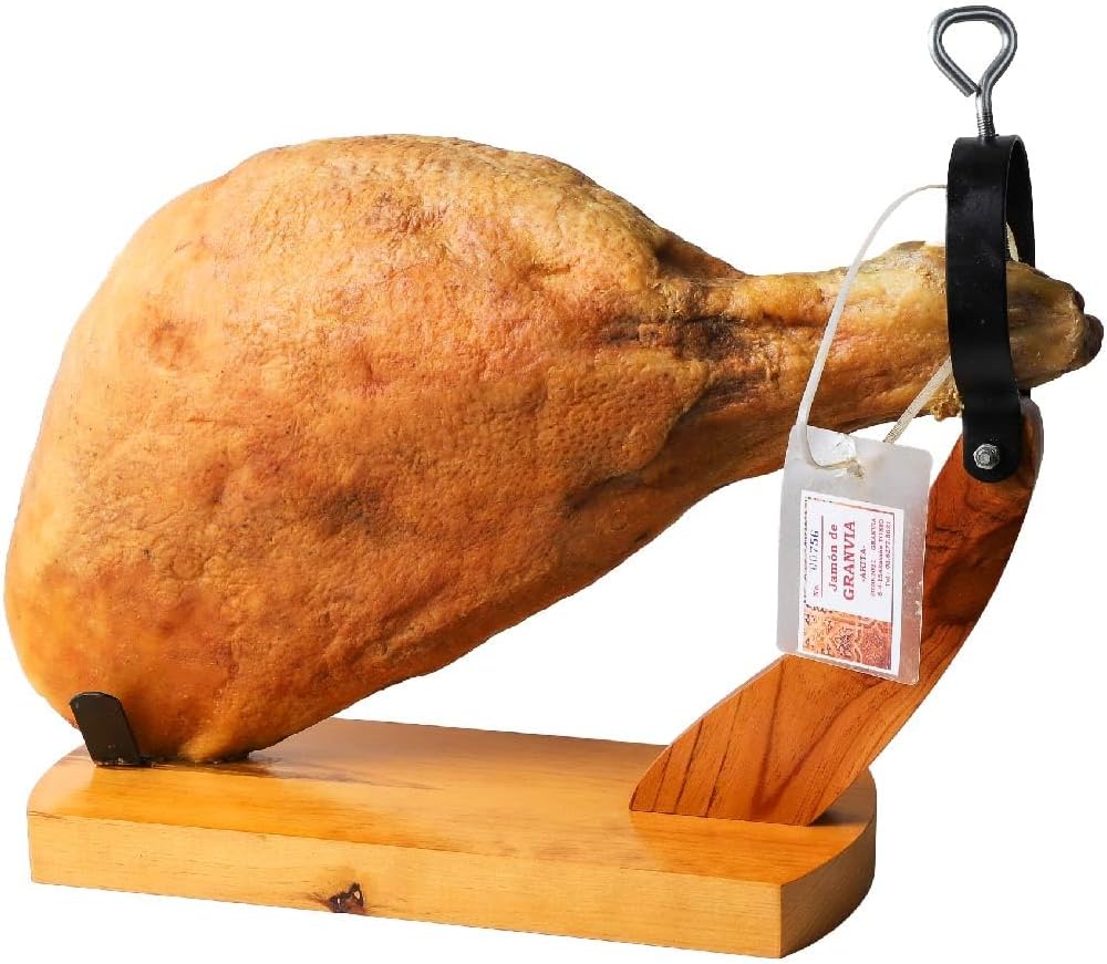 Amazon.co.jp: グランビア 生ハム 原木 6.5kg 国産 秋田県田沢湖産 生ハム 天然塩 無添加 2年以上熟成 自然熟成 ...