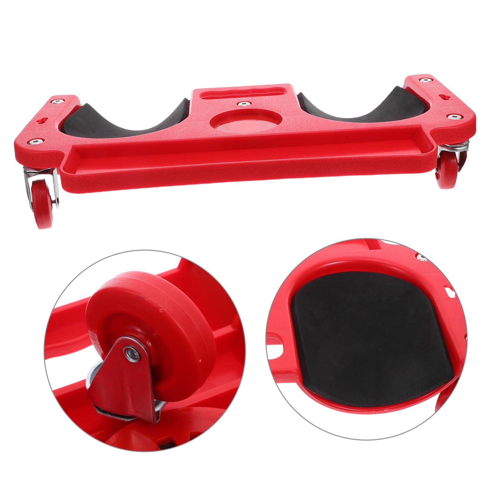 BESTYASH Protectores de Rodilla con Ruedas para Construcción y Reparación de Coches Cojín Ergonómico para Trabajo Suelos y Azulejos Almohadilla Resistente y Cómoda para Mecánicos y