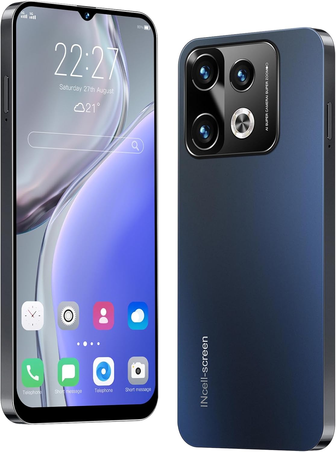 VwWv SIM Free Unlocked Mobile Phones, 4G Dual SIM 6.3”...