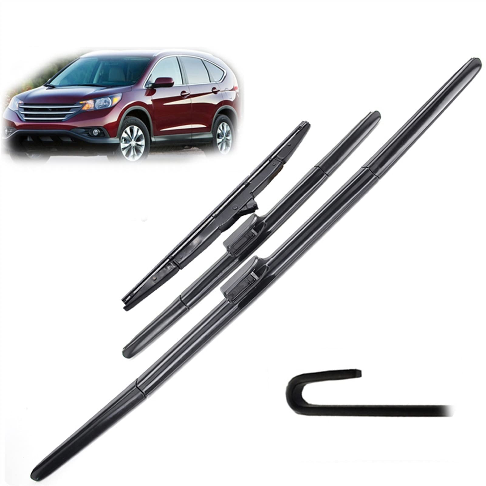 Limpiaparabrisas Limpiaparabrisas De 26 "16" 13 ", Escobilla Limpiaparabrisas Delantera Y Trasera Para Honda CR-V CRV 2012 2013 2014 2015 2016