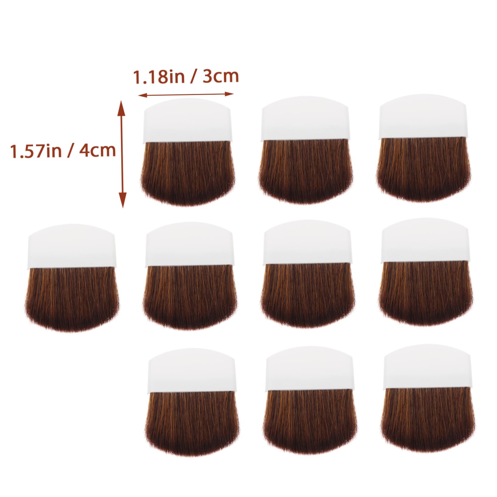 DOITOOL 5 Series Conjunto De Cepillos Arte Diminuto Miniatura Pequeño Pincel De Detalle Cepillos De Pintura Al Óleo Cepillo para Detalles De Nailon Brocha Madera 10 Piezas X 5