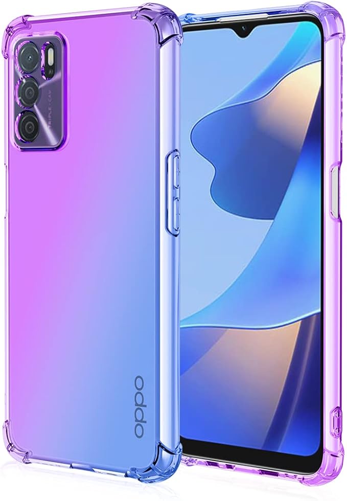 WEIOU TPU Sfumato Cover per Oppo A16 / A16s / A54s Case, Custodia in