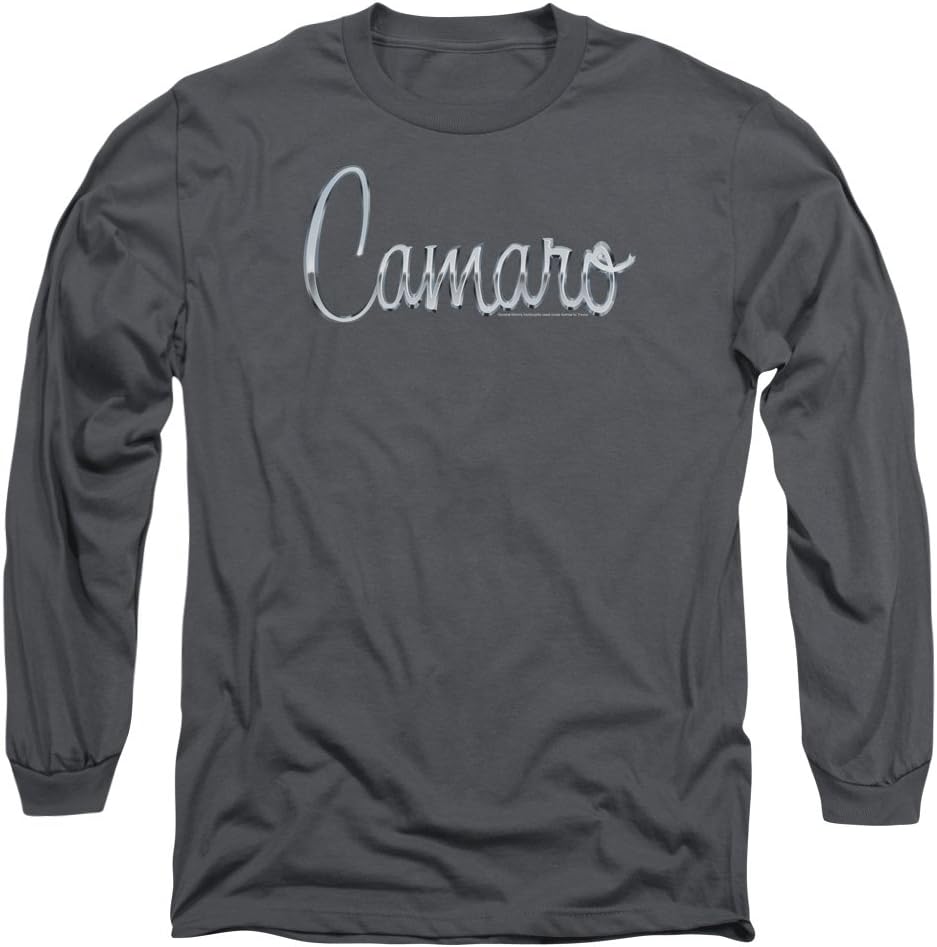Chevrolet Classic Camaro Metal Unisex Adult Long-Sleeve T Shirt for Men and Women