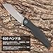 FLISSA Reverse Tanto Folding Knife, 3.3