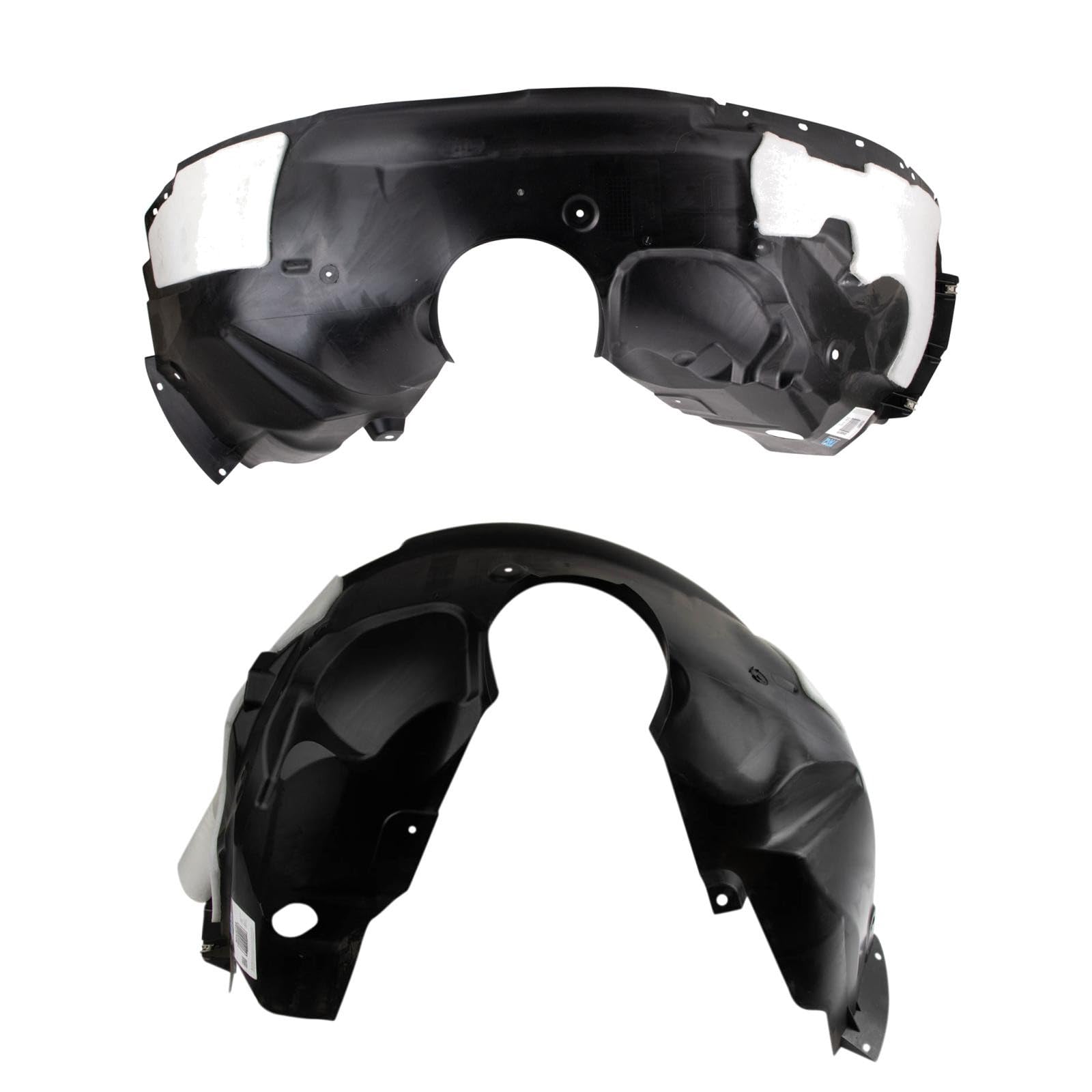 TRQ Front Inner Fender Liner Set | For 2017-2018 Ford Edge FO1248192 FO1249195