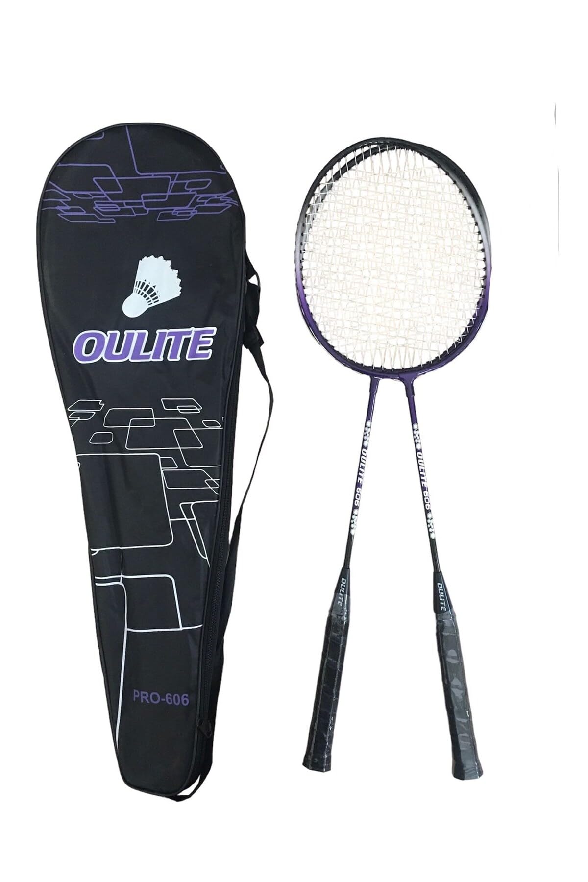 CKSpor Pro 606 Çantalı Badminton Seti 2 Adet Badminton Raketi 1 Adet Badminton Topu PRO SET CKS-83