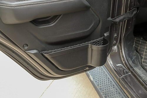 Miniatura 4 de JeCar Bolsillo para puerta trasera, bolsillos de almacenamiento para puerta, caja organizadora compatible con Jeep Wrangler 2018-2023 JL de 4