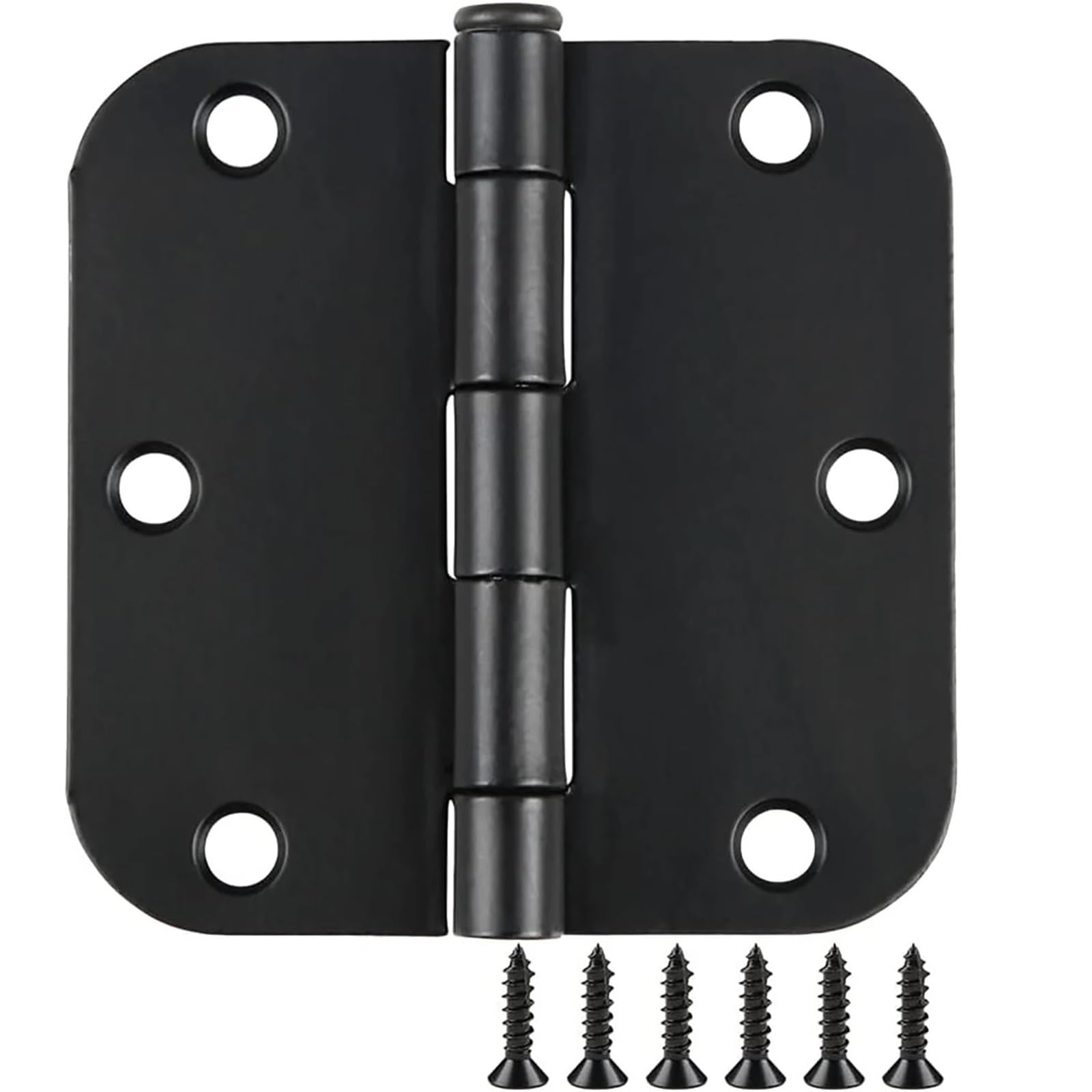 Charnières de porte en acier noir mat 3,5 pouces à haute résistance interne