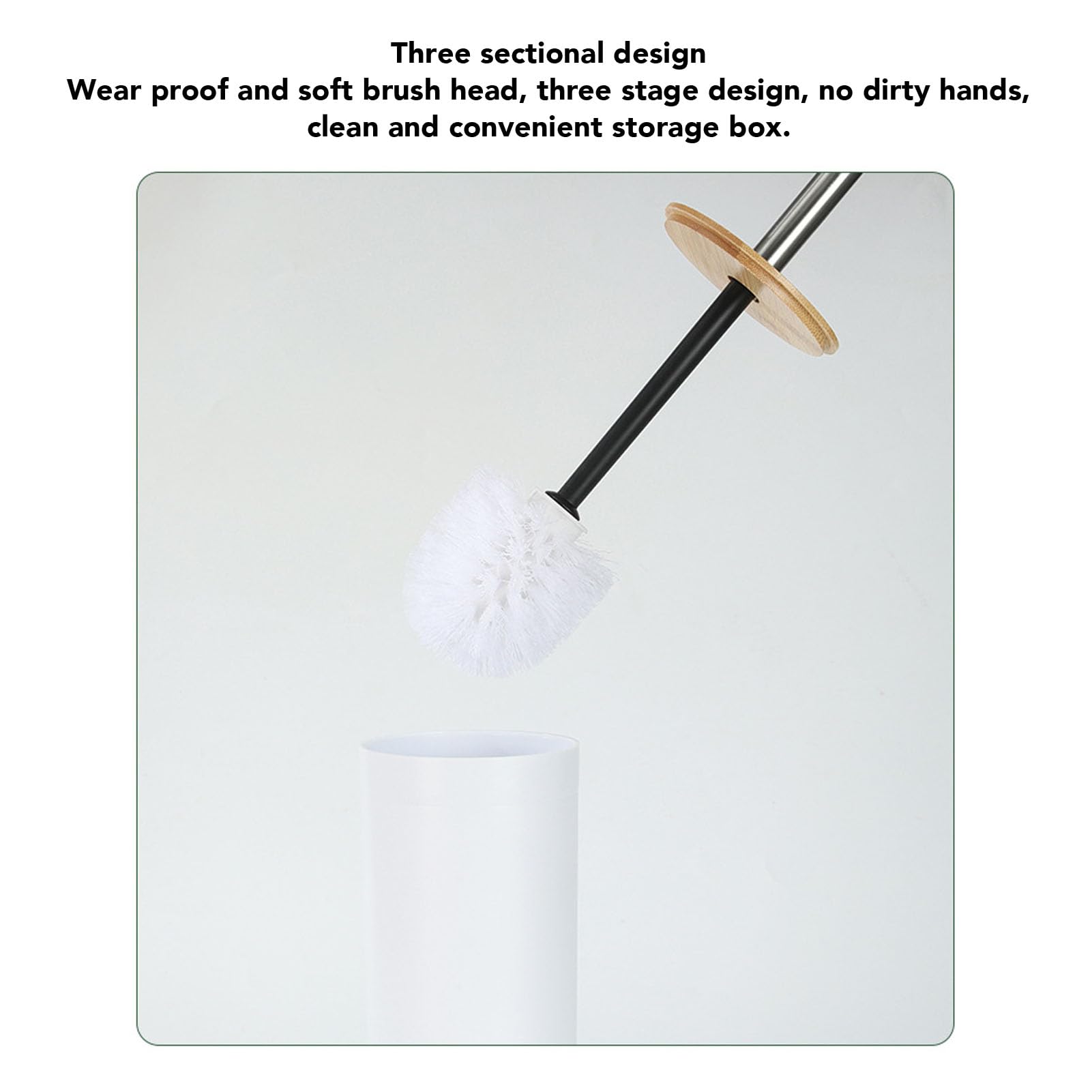 6pcs Accesorios de baño, PP Basura Puede jabón dispensador de jabón Plato de Cepillo de Dientes Tope brochador para el Cepillo para el Inodoro para el hogar inauguramiento