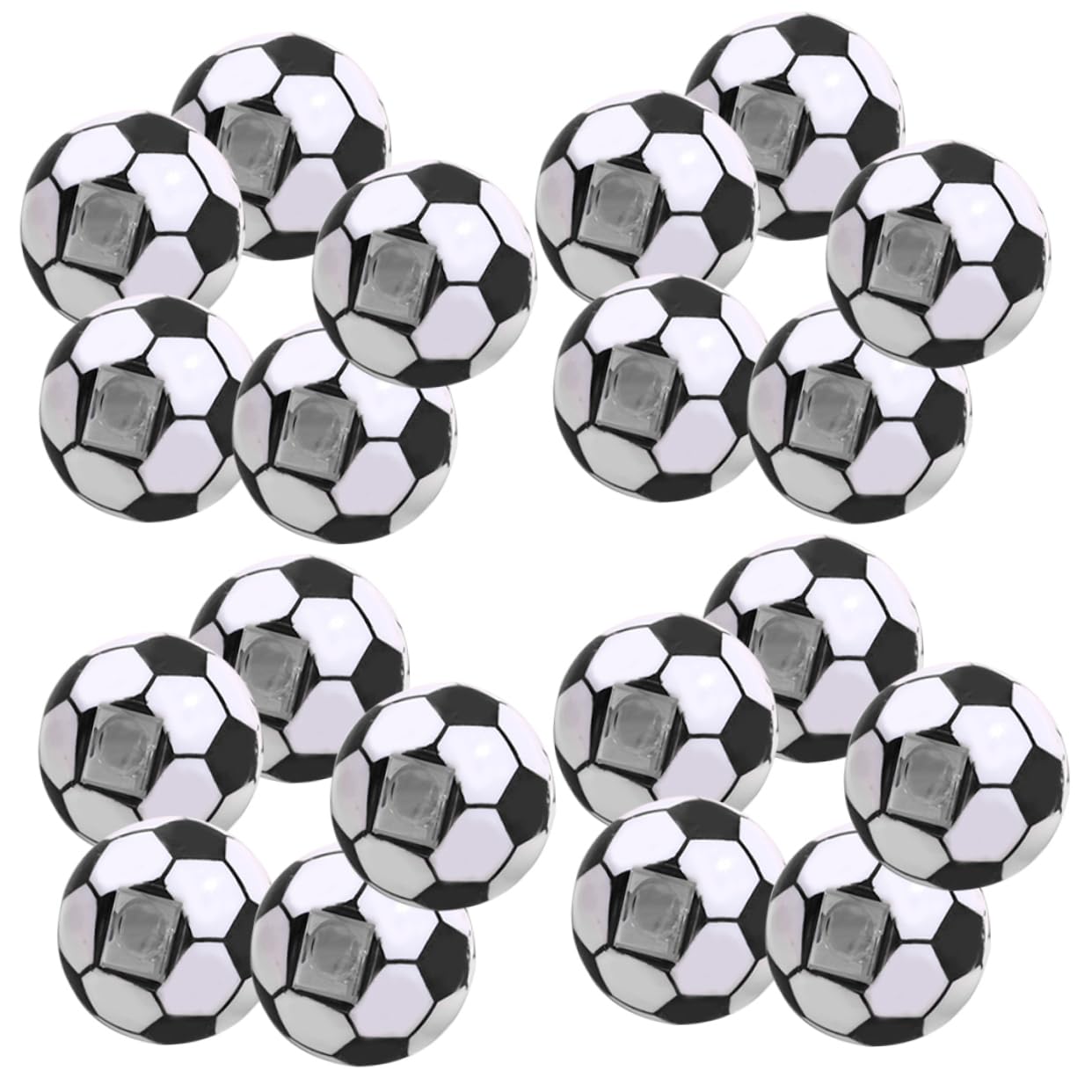 HOMSFOU 4 Sätze Bleistiftspitzer Für Schulbleistifte Fußball Bleistiftspitzer Fußball Kinderspitzer Manueller Großpackung 20 Stück * 4