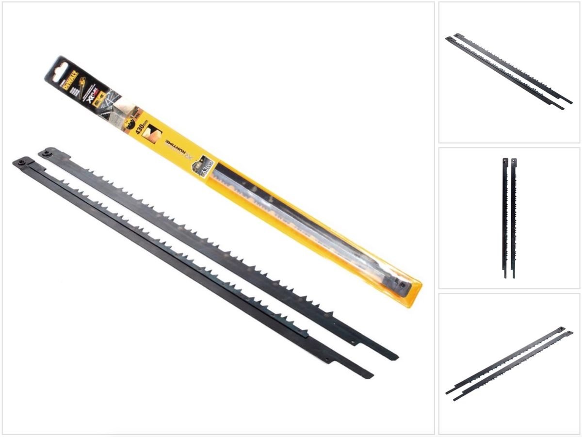 DeWalt Extreme Runtime - Hoja de sierra Alligator, 430 mm de longitud, para madera dura