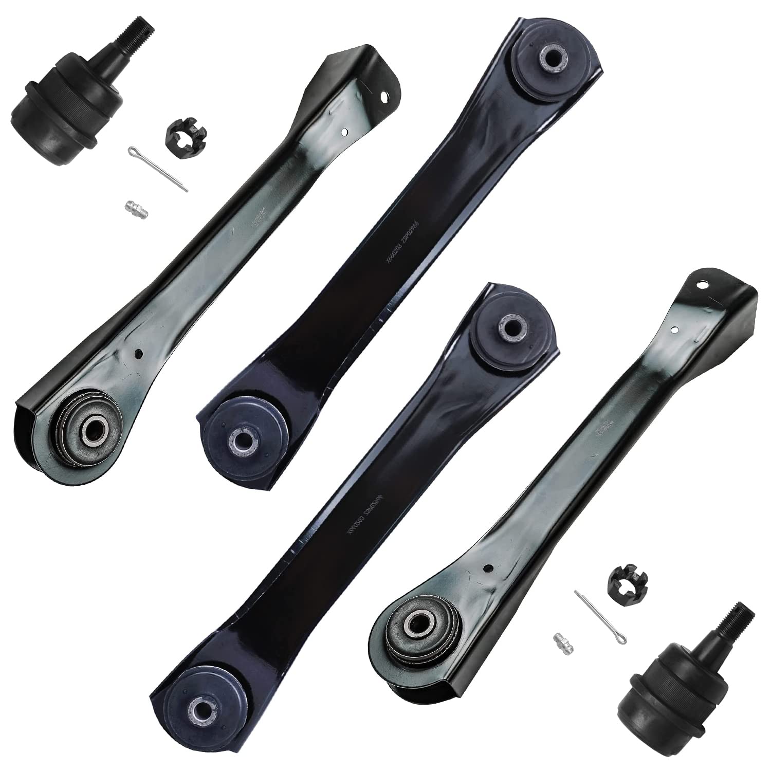 Detroit Axle - 6pc Front End Control Arms Kit for Jeep 1991-1999 Cherokee