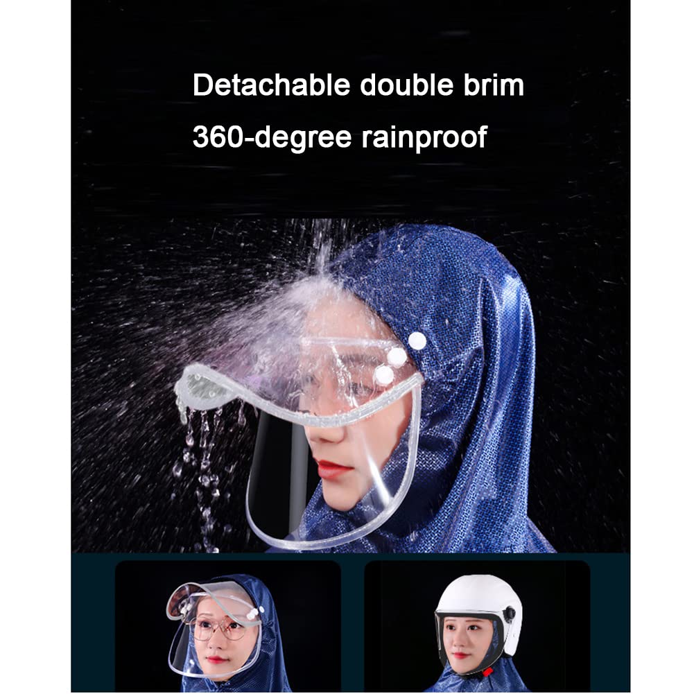 Ponczo dla dorosłych unisex wodoodporne poncho przeciwdeszczowe rower na zewnątrz Ebike motocykl skuter kurtka rowerowa płaszcz przeciwdeszczowy peleryna osłona przeciwdeszczowa