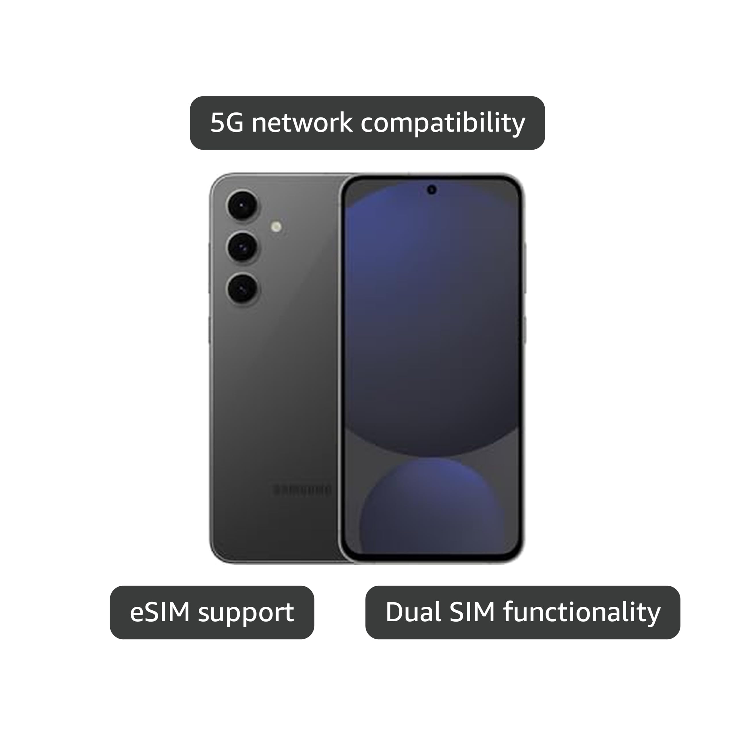 Amazon.com: Samsung Galaxy Ai S24FE (256GB + 8GB) SM-721 Tpa Dual