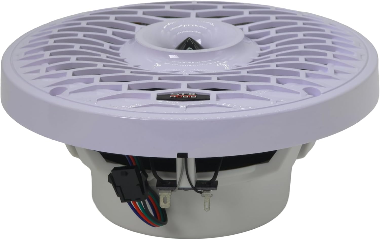 STX Audio MX65.2W 6.5-Inch 2-Way RGB LED Marine Coaxial Speakers, 350W Max, 4 Ohms, Water-Resistant with Remote Control for RGB Illumination (2 Speakers) - Image 3