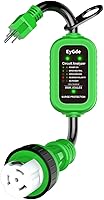 Vista 8 de EyGde Adaptador de 50 amperios a 30 amperios para RV con protector contra sobretensiones, enchufe adaptador patentado de 5000 joules NEMA 14-50P a