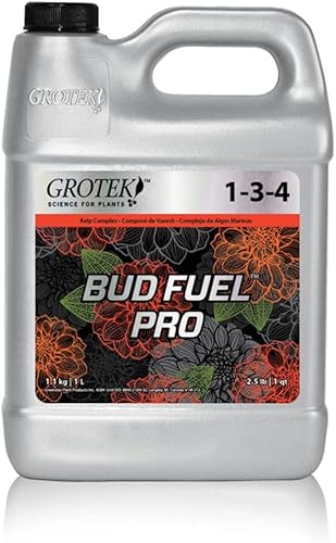 GROTEK GTBDF1L Bud Fuel Pro - Nutrientes hidropónicos, 1L, color negro