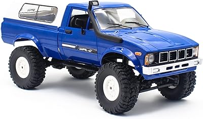 Mostop RC Truck Crawler C24 Pickup RC Truck All Terrain Car with LED Lights, 4x4 Off-Road Throttle & Steering Control Rock Crawler 2.4Ghz Remote Control All Terrain Car Toy Gift for Kids Adults