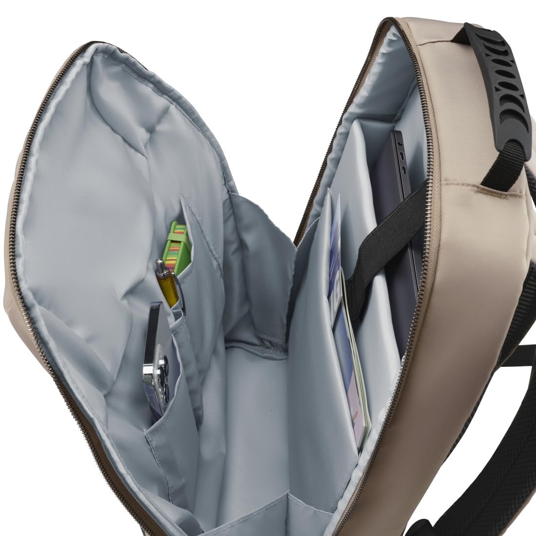 Hama | Mochila para Ordenador portátil (Compartimento Acolchado para portátiles de hasta 16,2", Compartimento para Tablet de 14,6", Mochila para portátil con 2 Bolsillos Delanteros y 1 Compartimento