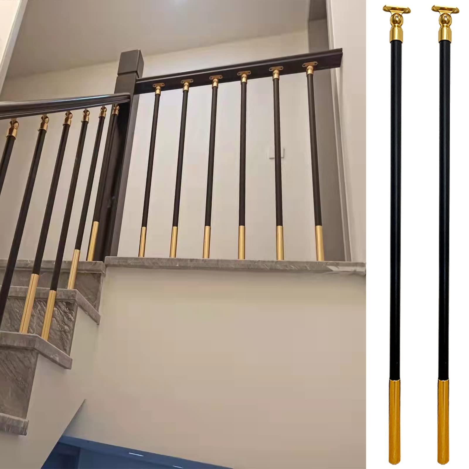 Balustres d'escalier modernes contre le vide : sécurisez facilement rambarde et balcon
