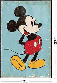 Amazon.co.jp: POSTER STOP ONLINE ミッキーマウス - フレーム入り