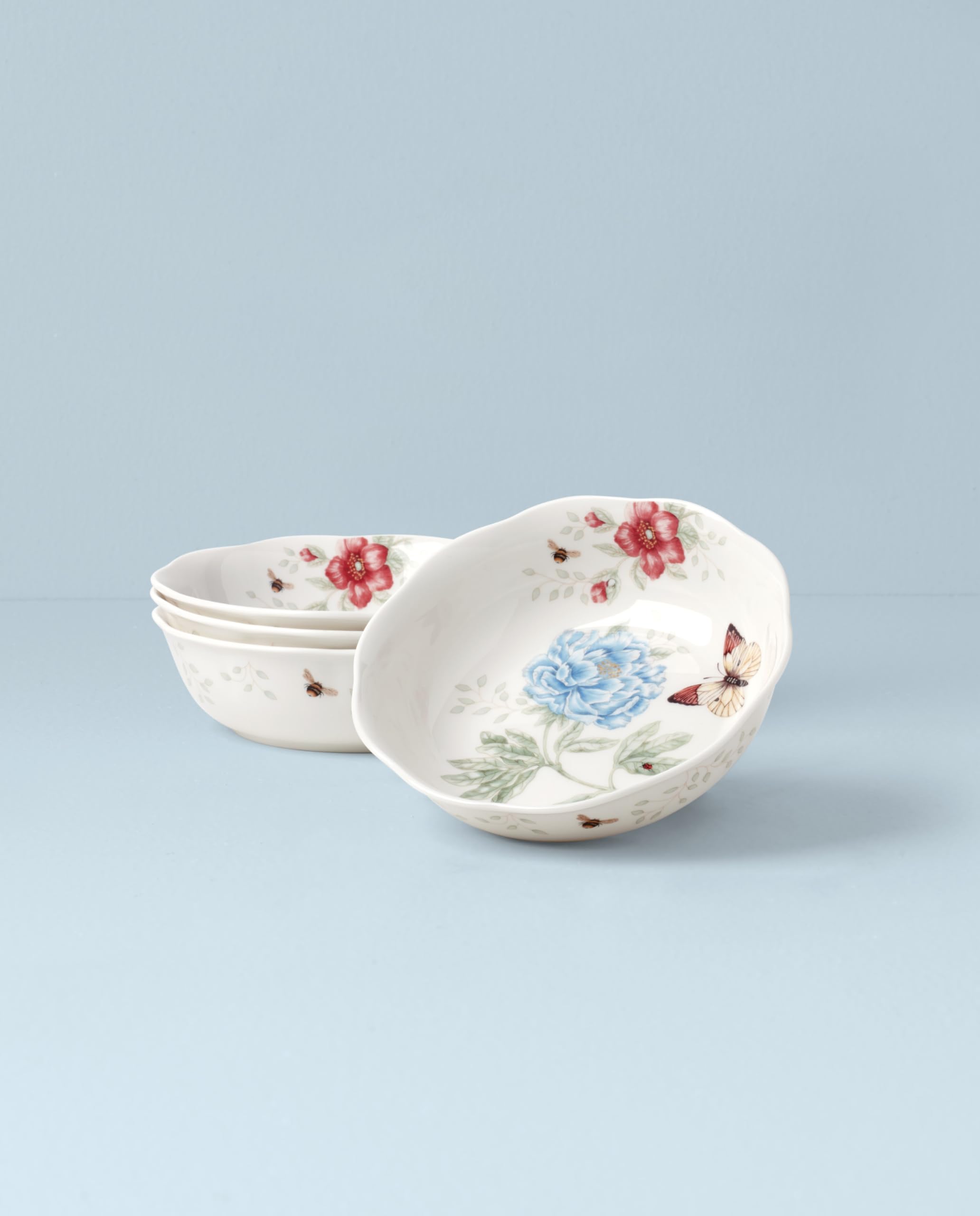 Amazon.com | Lenox 857702 Butterfly Meadow Soup Bowl: Dinner Plates