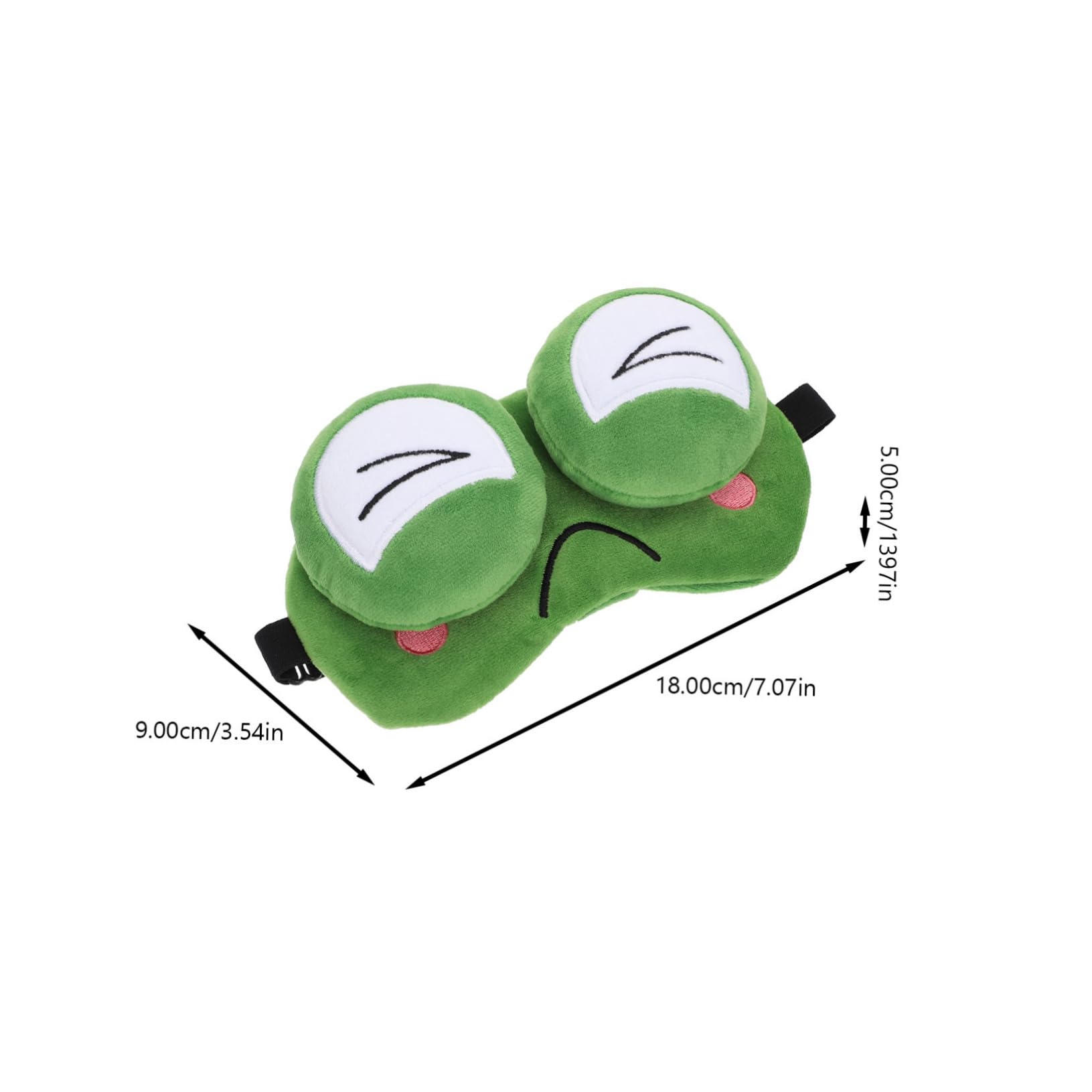 GLEAVI 3 Stk Schlafmaske Frosch Kostüm Süßer Schlaf Abdeckung Für Blinde Augen Nickerchen Augenabdeckung Schlafabdeckung Auf Den Augen Nacht Auge Schlafen Samt Kissenbezug Kind