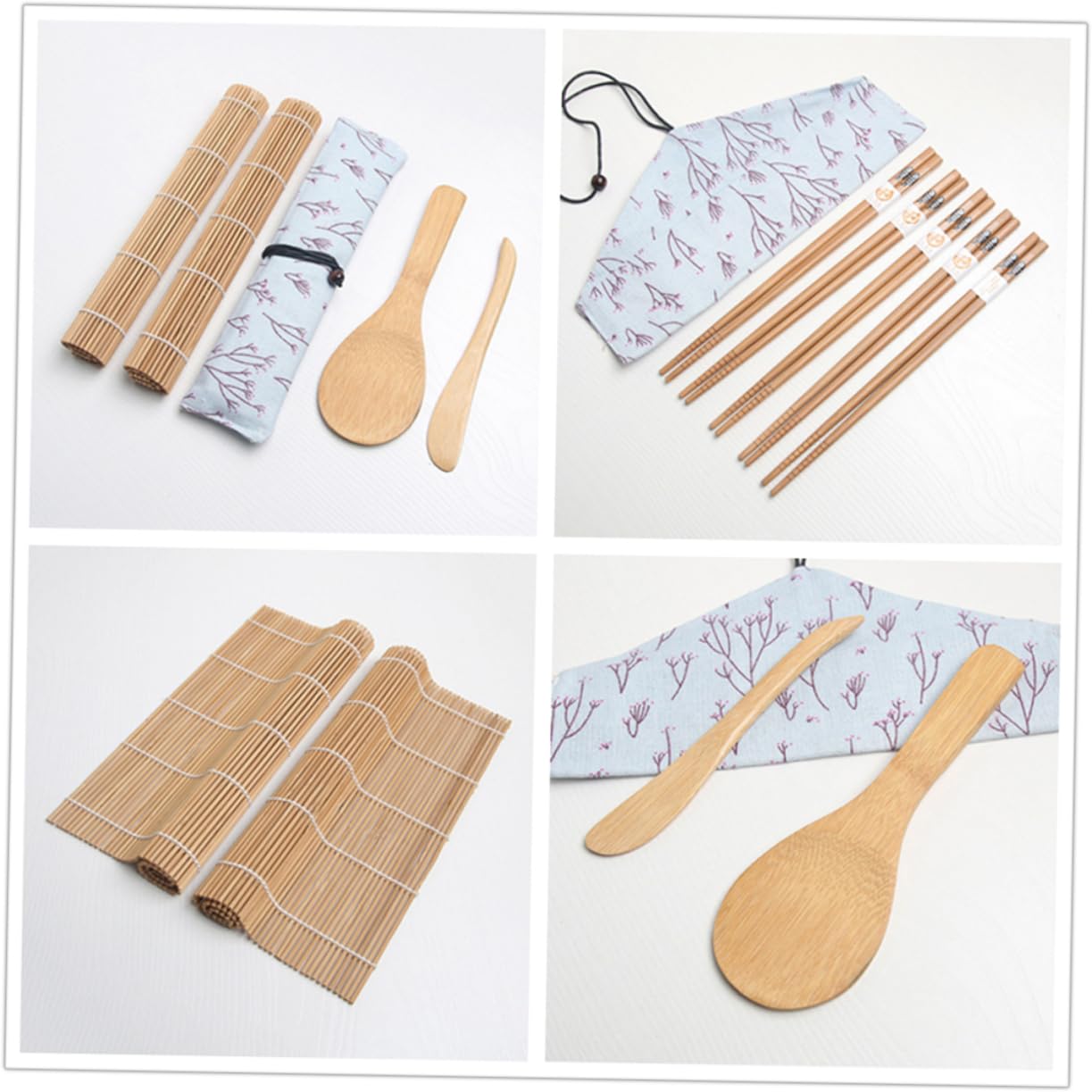 FUNOMOCYA 1 Kitchen Supplies Sushi Maker Sushi Making Kit Useful DIY Sushi Tools Kitchen Utensil Wooden