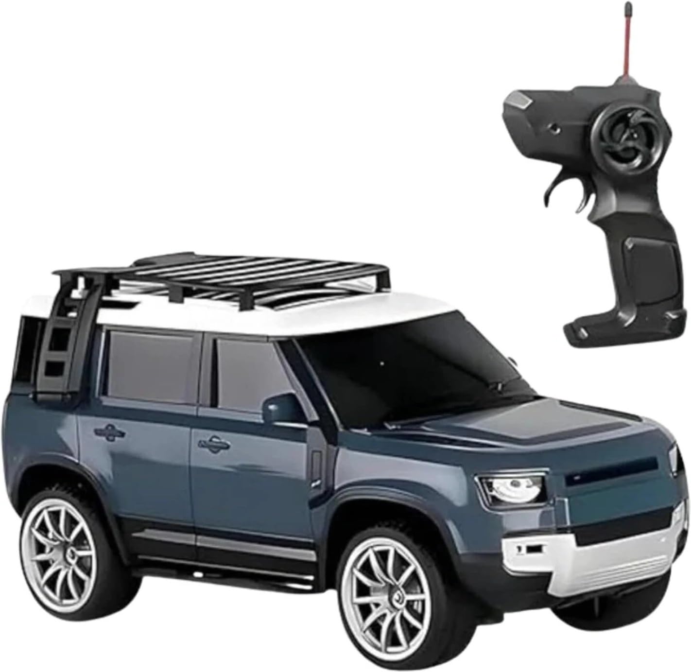 Remote Control SUV Defender Car with Headlights, Tail Light, Smoke Effect, Rechargeable Battery, (Pack of 1)-image-11