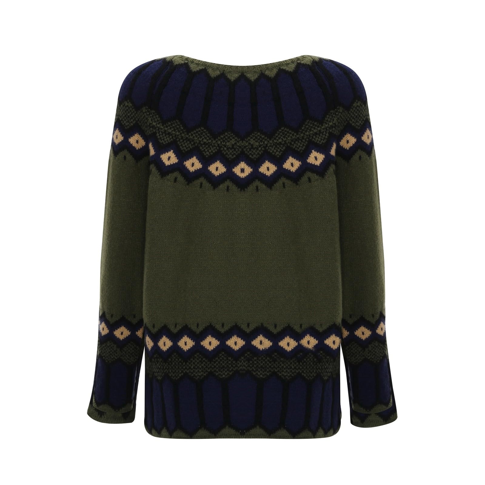 Fair Isle - Maglioni carini per le vacanze, maglioni da donna brutti per l'autunno e l'inverno, a maniche lunghe, lavorato a maglia, top da sci vintage, maglione grosso, maglioni morbidi, tinta unita