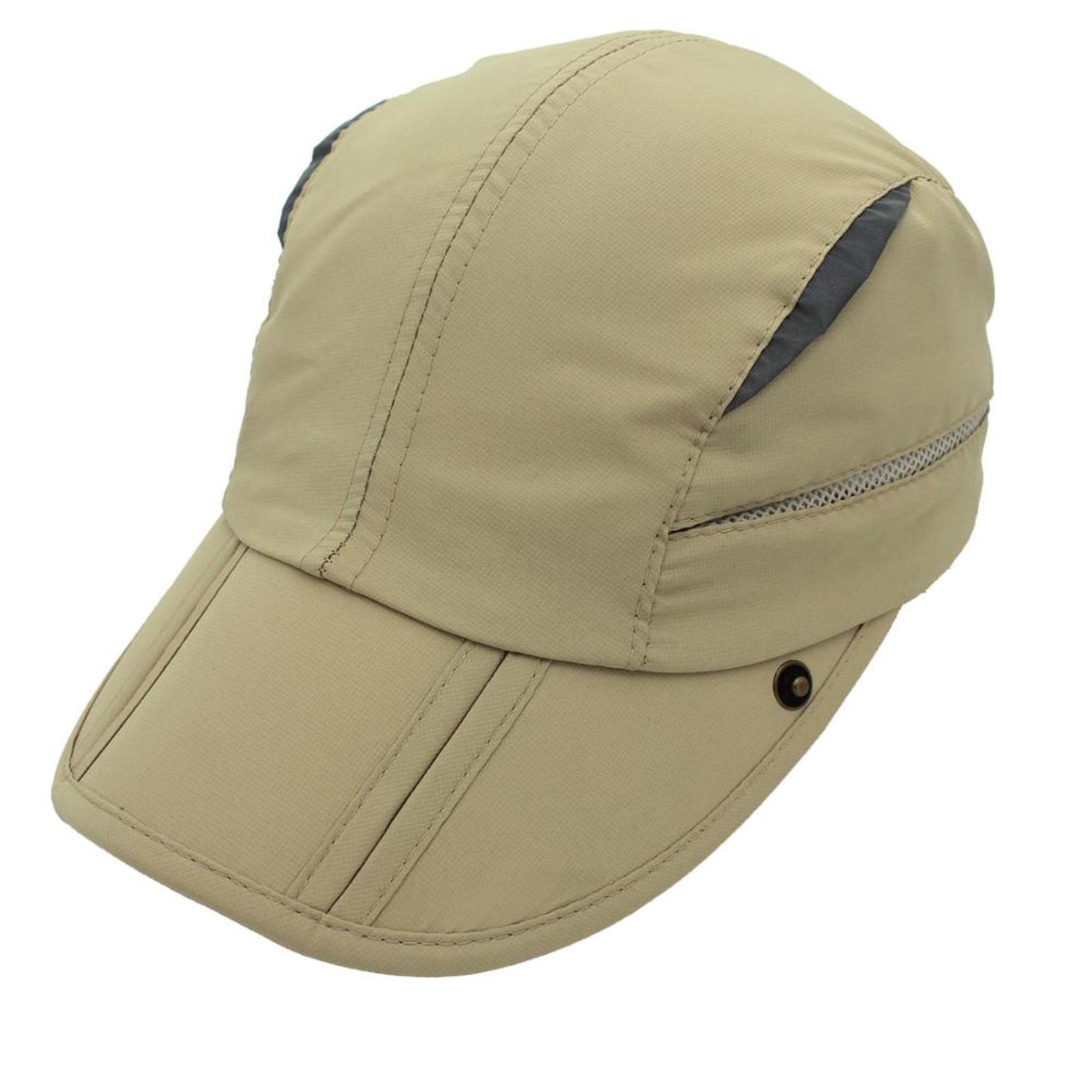 Sombreros para el Sol Niños Niños Niños Verano UPF 50+ Tapa De Protección Solar Ajustable Sombrero De Pesca Desmontable Rápido De Secado con Cuello.