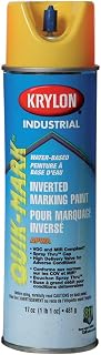 Krylon A03801000 A.P.W.A. Inverted Marking Paint, 17 oz, Yellow (Pack of 12)